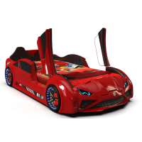 Ліжко машинка  Lamborghini червона